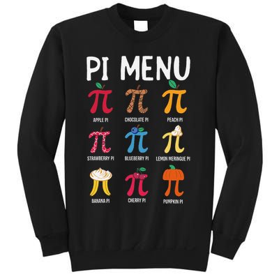 Pi Menu 3 Sweatshirt