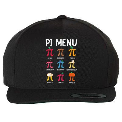Pi Menu 3 Wool Snapback Cap