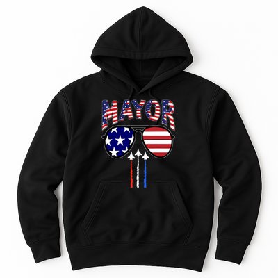 Patriotic Mayor 4th Of July Usa American Flag Hoodie