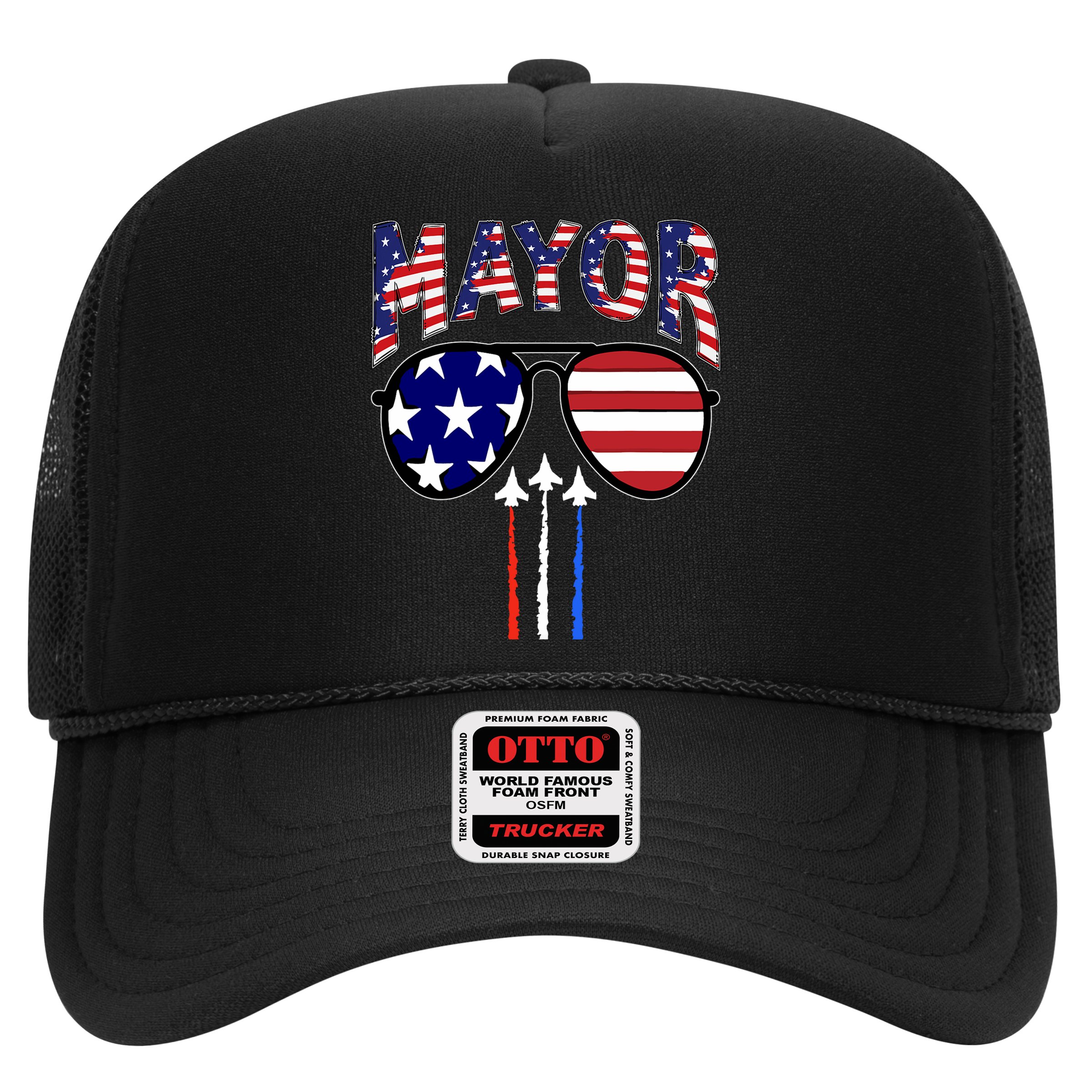 Patriotic Mayor 4th Of July Usa American Flag Hat