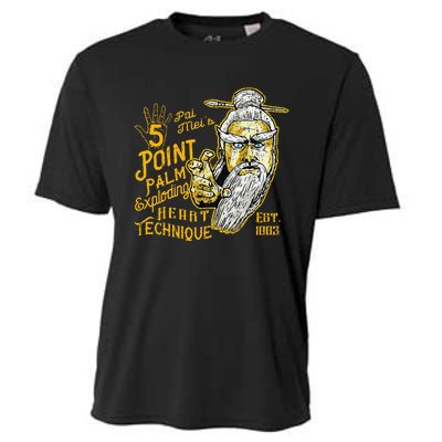 Pai Mei 5 Point Palm Exploding Heart Technique 1 Cooling Performance Crew T-Shirt