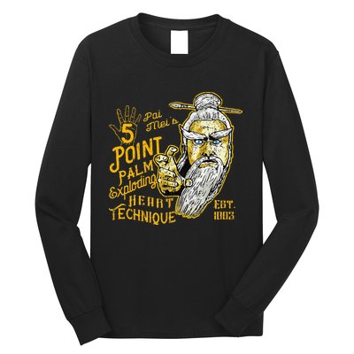 Pai Mei 5 Point Palm Exploding Heart Technique 1 Long Sleeve Shirt