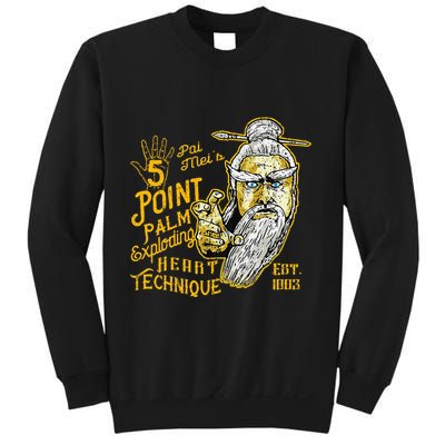 Pai Mei 5 Point Palm Exploding Heart Technique 1 Sweatshirt