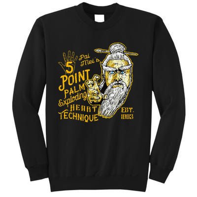 Pai Mei 5 Point Palm Exploding Heart Technique 1 Sweatshirt