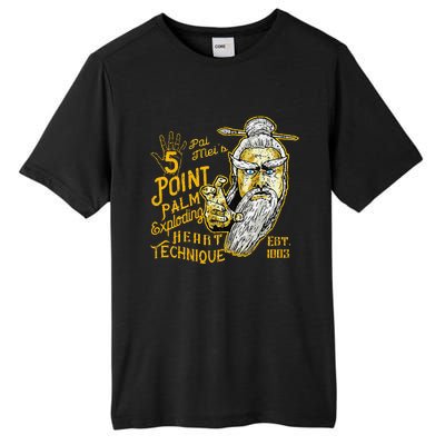 Pai Mei 5 Point Palm Exploding Heart Technique 1 Tall Fusion ChromaSoft Performance T-Shirt