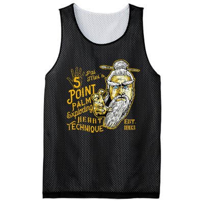 Pai Mei 5 Point Palm Exploding Heart Technique 1 Mesh Reversible Basketball Jersey Tank