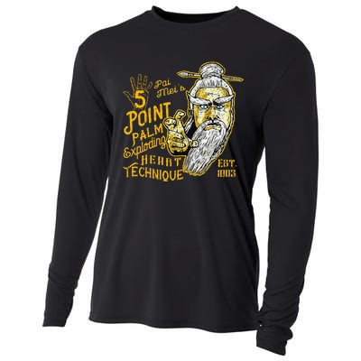 Pai Mei 5 Point Palm Exploding Heart Technique 1 Cooling Performance Long Sleeve Crew