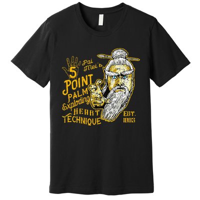 Pai Mei 5 Point Palm Exploding Heart Technique 1 Premium T-Shirt