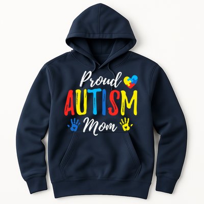 Proud Mom Autism Awareness Family Matching Hoodie