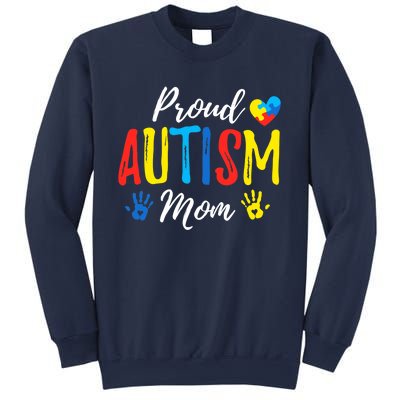 Proud Mom Autism Awareness Family Matching Sweatshirt