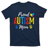 Proud Mom Autism Awareness Family Matching T-Shirt