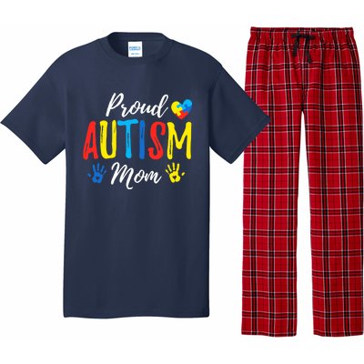 Proud Mom Autism Awareness Family Matching Pajama Set