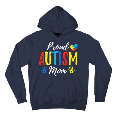 Proud Mom Autism Awareness Family Matching Tall Hoodie