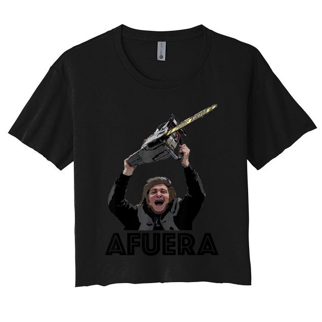 President Milei Afuera Crop Top