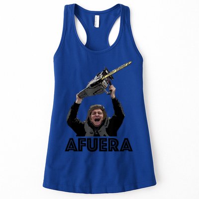 President Milei Afuera Womens Tank Top