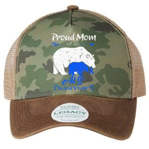 Proud Mom, ALS Warrior Legacy Tie Dye Trucker Hat