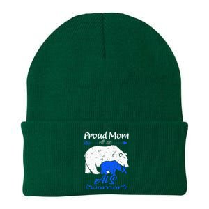 Proud Mom, ALS Warrior Knit Cap Winter Beanie