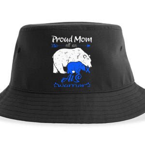 Proud Mom, ALS Warrior Sustainable Bucket Hat