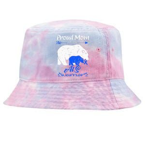 Proud Mom, ALS Warrior Tie-Dyed Bucket Hat