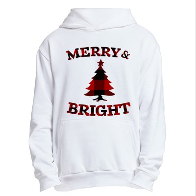 Plaid Merry And Bright Matching Family Christmas PjS Urban Pullover Hoodie