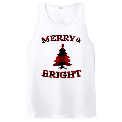 Plaid Merry And Bright Matching Family Christmas PjS PosiCharge Competitor Tank