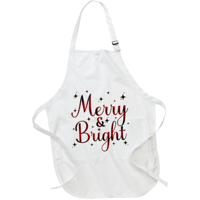 Plaid Merry And Bright Buffalo Matching Family Christmas Pjs Long Sleeve Apron