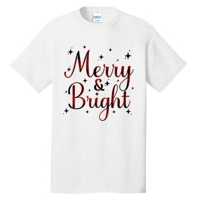 Plaid Merry And Bright Buffalo Matching Family Christmas Pjs Long Sleeve Tall T-Shirt