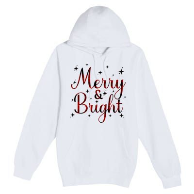 Plaid Merry And Bright Buffalo Matching Family Christmas Pjs Long Sleeve Premium Pullover Hoodie