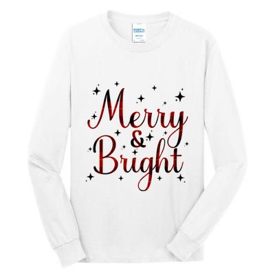 Plaid Merry And Bright Buffalo Matching Family Christmas Pjs Long Sleeve Tall Long Sleeve T-Shirt