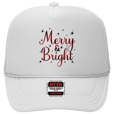 Plaid Merry And Bright Buffalo Matching Family Christmas Pjs Long Sleeve Trucker Hat