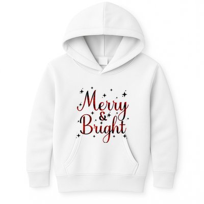 Plaid Merry And Bright Buffalo Matching Family Christmas Pjs Long Sleeve Kids Hoodie