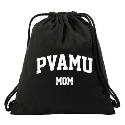 PVAMU Mom Arch College University Font Drawstring Bag