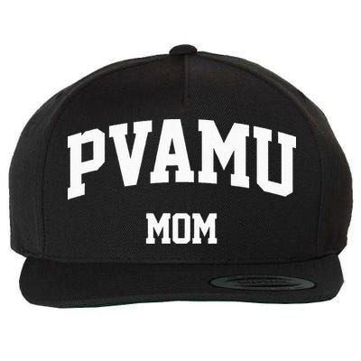 PVAMU Mom Arch College University Font Wool Snapback Cap