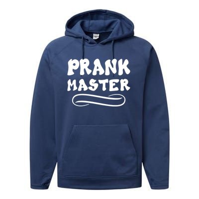 Prank Master April Fool's Day Joke Graphic Art Great Gift Performance Fleece Hoodie