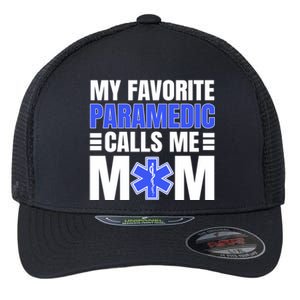 Paramedic Mom Ambulance Attendant Emt Mother's Day Gift Flexfit Unipanel Trucker Cap