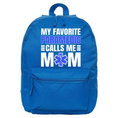 Paramedic Mom Ambulance Attendant Emt Mother's Day Gift 16 in Basic Backpack