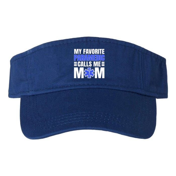 Paramedic Mom Ambulance Attendant Emt Mother's Day Gift Valucap Bio-Washed Visor