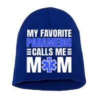 Paramedic Mom Ambulance Attendant Emt Mother's Day Gift Short Acrylic Beanie