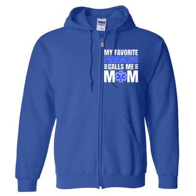 Paramedic Mom Ambulance Attendant Emt Mother's Day Gift Full Zip Hoodie