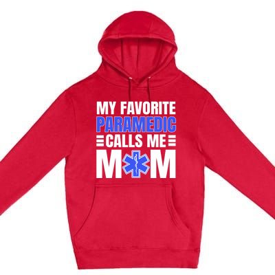 Paramedic Mom Ambulance Attendant Emt Mother's Day Gift Premium Pullover Hoodie