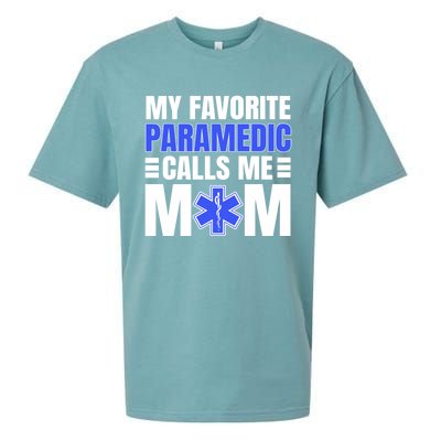 Paramedic Mom Ambulance Attendant Emt Mother's Day Gift Sueded Cloud Jersey T-Shirt