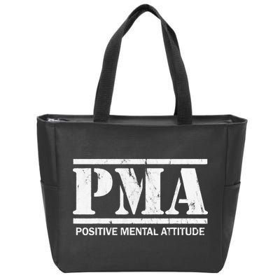 Positive Mental Attitude . PMA Zip Tote Bag