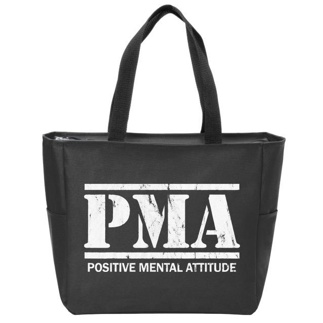 Positive Mental Attitude . PMA Zip Tote Bag