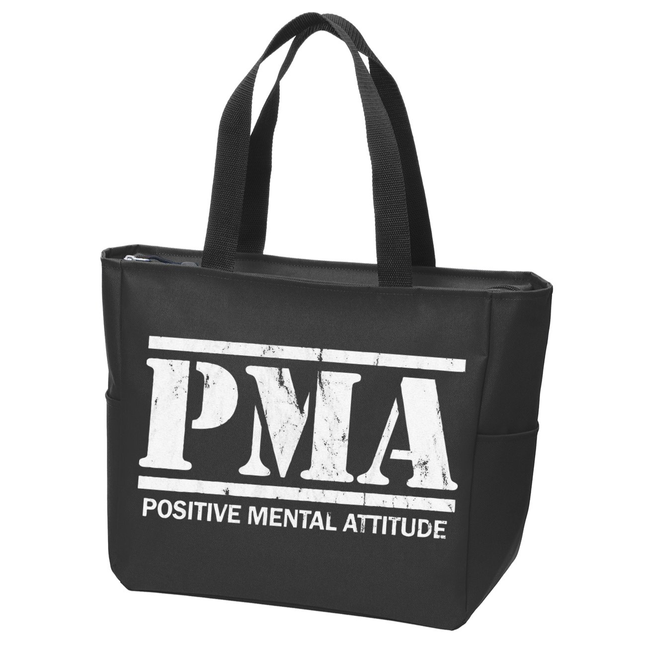 Positive Mental Attitude . PMA Zip Tote Bag