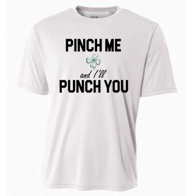 Pinch Me And I'll Punch You Funny St Patrick's Day Cooling Performance Crew T-Shirt