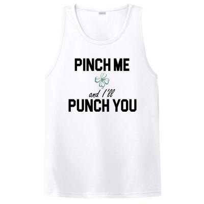 Pinch Me And I'll Punch You Funny St Patrick's Day PosiCharge Competitor Tank