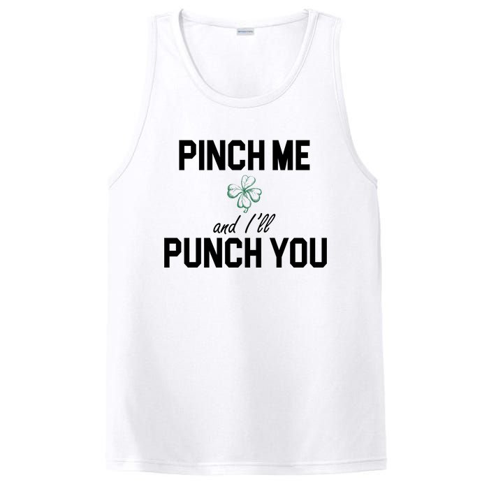 Pinch Me And I'll Punch You Funny St Patrick's Day PosiCharge Competitor Tank