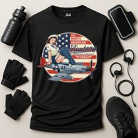 P51 Mustang Airplane S For Wwii Pinup Performance Shirt