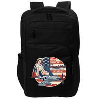 P51 Mustang Airplane S For Wwii Pinup Impact Tech Backpack