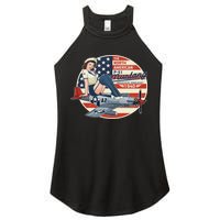 P51 Mustang Airplane S For Wwii Pinup Women's Perfect Tri Rocker Tank